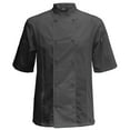 thumbnail image 1 of Chef Code Cool Breeze Side Vent Chef Coat, Charcoal, L, 1 of 6