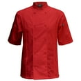 thumbnail image 1 of Chef Code Cool Breeze Side Vent Chef Coat, Red, Medium, 1 of 6