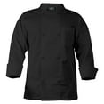 thumbnail image 1 of Chef Code Men's 8 Pearl Button Chef Coat, Black, X-Small, 1 of 2