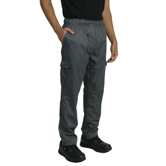 Chef Code Modern Fit Tactical Inspired Chef Pants with Zipper Fly and Cargo Pockets