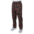 thumbnail image 1 of Chef Code Modern Fit Unisex Cargo Chef Pants, Elastic Waist, Chili Peppers, X-Large, 1 of 5