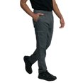 thumbnail image 1 of Chef Code Modern Slim Fit Chef Pants with Zipper Cargo Pockets, Elastic Waist, 1 of 5