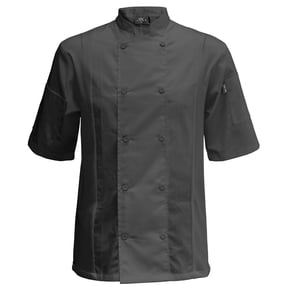 Chef Code Cool Breeze Side Vent Chef Coat, Charcoal, Medium