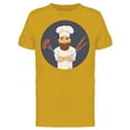 thumbnail image 1 of Chef Cooking Bbq T-Shirt Men -Image by Shutterstock, Male 3X-Large, 1 of 2
