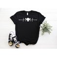 Chef Cooking Heartbeat Culinary TShirt, Gift for Chefs, Cool Knife