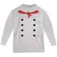 thumbnail image 1 of Chef Costume White Youth Long Sleeve T-Shirt, 1 of 6