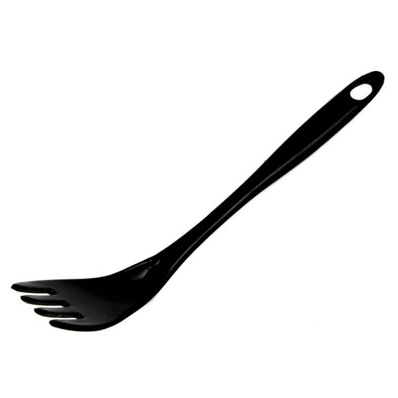 Chef Craft 11.5" Long Melamine Turner Fork Kitchen Utensil - Black