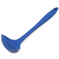 Chef Craft 11.5" Premium Heat Resistant Silicone Cooking / Serving Ladle - Blue