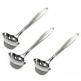 thumbnail image 1 of Chef Craft 11.5" Stainless Steel Serving Ladle with Attractive Brushed Finish Handle 3 Pack, 1 of 5
