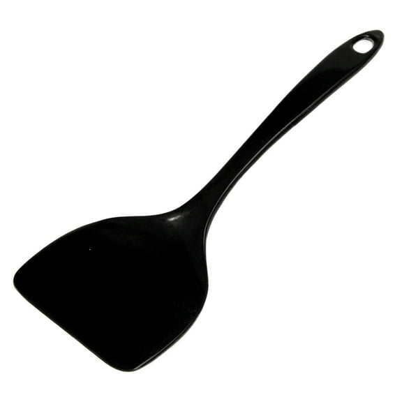 Chef Craft 11" Long Melamine Jumbo Turner Spatula - Black