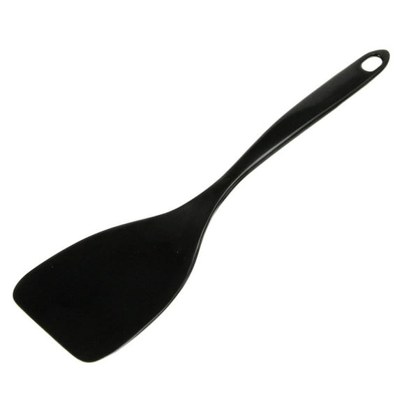 Chef Craft 11" Long Melamine Turner Spatula Kitchen Utensil - Black 3 Pack