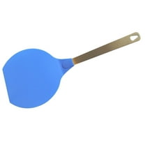 Chef Craft 14" Long Jumbo Flexible Plastic Blade Spatula Turner with Stainless Steel Handle - Blue