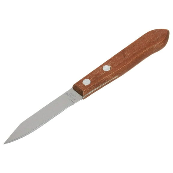 Chef Craft 3" Long Stainless Steel Blade Paring Granny Knife - Great for Peeling Vegetables and Cutting Fruit