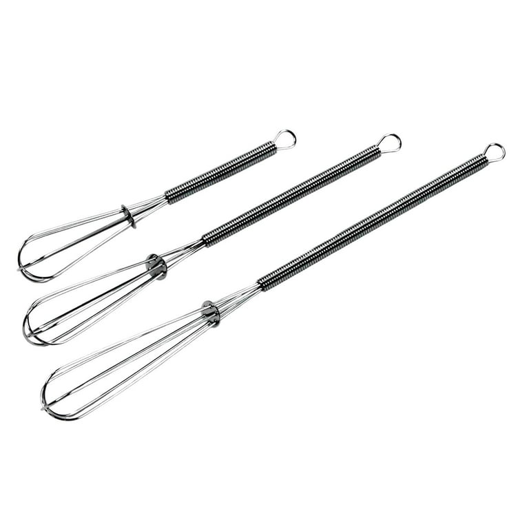 Chef Craft 3pc Chrome Plated Steel Mini Whisk Set - Great for Sauces, –  Handy Housewares