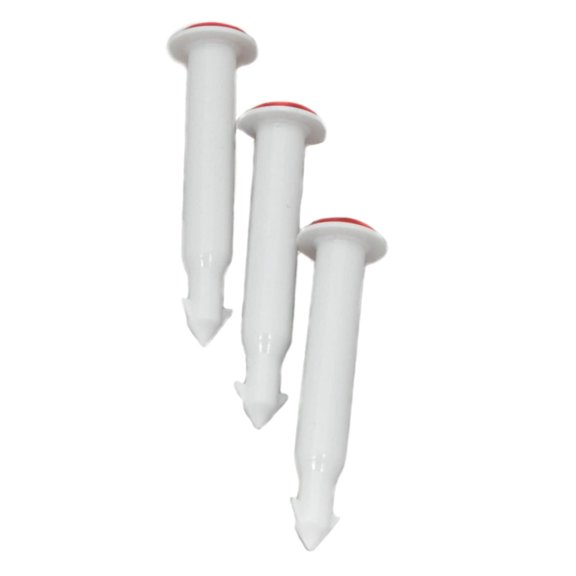 Chef Craft 3pc Pop-Up Plastic Disposable Poultry / Turkey Thermometer Set