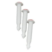 Chef Craft 3pc Pop-Up Plastic Disposable Poultry / Turkey Thermometer Set