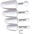 thumbnail image 1 of Chef Craft 4pc Nesting Measuring Scoop & Spoon Combo Set - Measure 1/4 tsp to 1 Cup, 1 of 2
