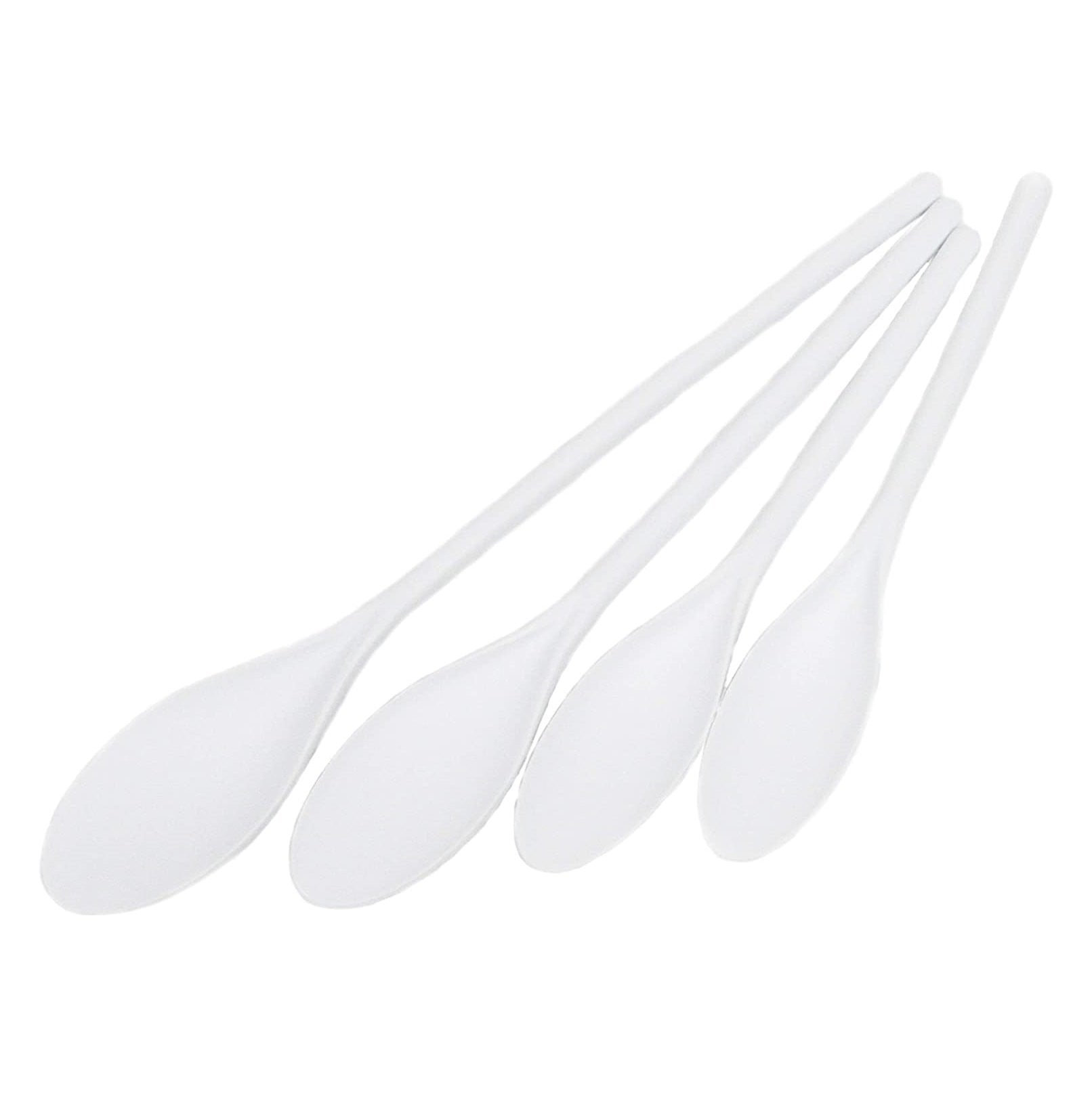 Chef Craft 4pc White Poly Kitchen Mixing Spoon Set 3 Sets 
