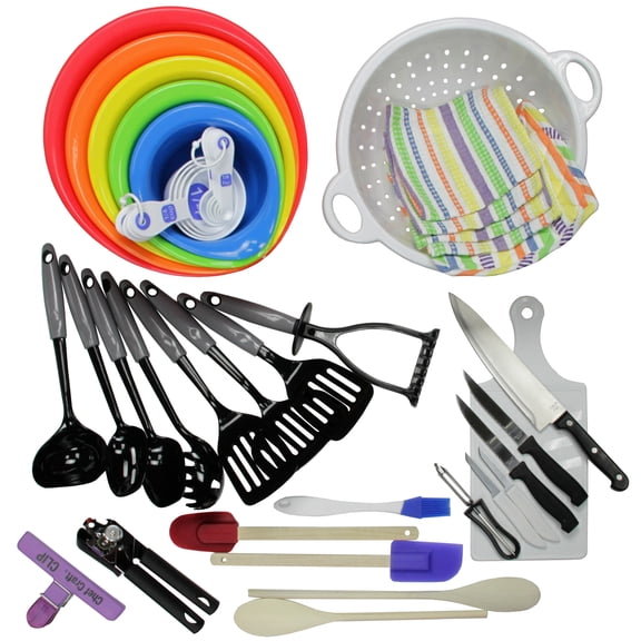 Chef Craft Basic Kitchen Starter Set, 41 Piece