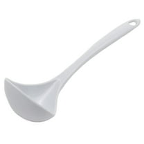 Chef Craft Basic Melamine Cooking Ladle, 10.5 inch, White