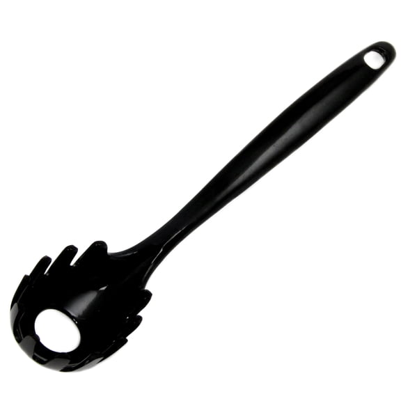 Chef Craft Basic Melamine Spaghetti/Pasta Fork, 11 inch, Black