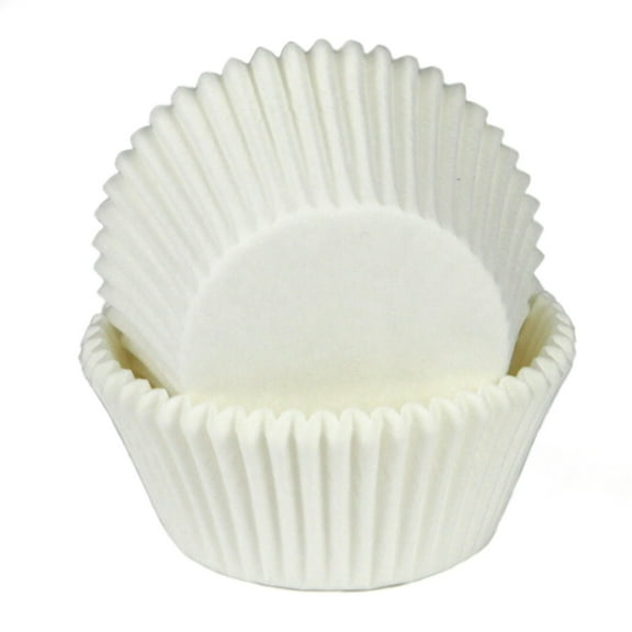 Chef Craft Classic Parchment Paper Cupcake Liners, 50 Count, White
