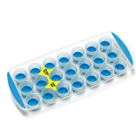 Chef Craft Push Out Ice Cube Tray, 11 inch, 21 Cubes
