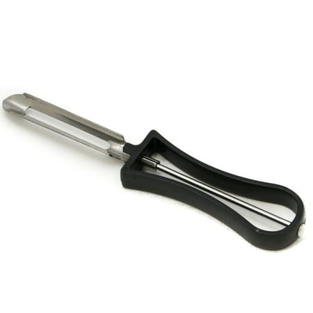 Chef Craft Classic Stainless Steel Blade Vegetable Peeler, 6 inches in Length, Black