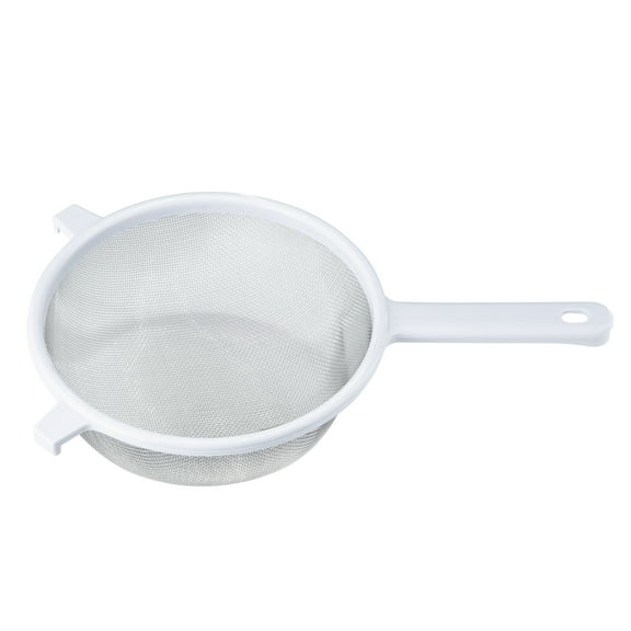 Chef Craft Classic Stainless Steel Mesh Strainer, 8 inches in diameter, White