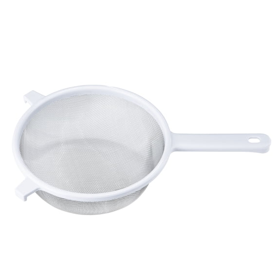Chef Craft Classic Stainless Steel Mesh Strainer, 8 inches in diameter, White