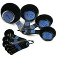 thumbnail image 1 of Chef Craft Easy to Read Plastic Measuring Cup, 10 Piece Set, Blue, 1 of 6