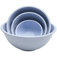 thumbnail image 1 of Chef Craft Eco Bamboo Fiber Mixing Bowl Set, 4 Piece, Blue, 1 of 2