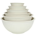 thumbnail image 1 of Chef Craft Eco Bamboo Fiber Mixing Bowl Set, 6 Piece Set, Natural, 1 of 5