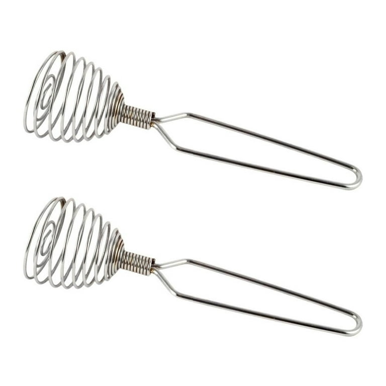 Chef Craft French Whisk Chrome Plated Steel 7 inch, Silver, 2 Pack