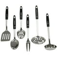 thumbnail image 1 of Chef Craft Heavy Duty  Kitchen Tool and Utensil Set, 6 Piece Set, Stainless Steel, 1 of 4