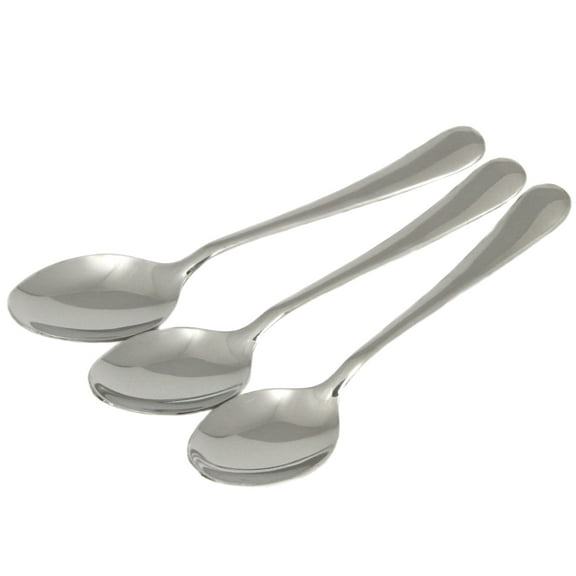 Chef Craft Heavy Duty Tablespoon Set, 7.5 inches in length 3 piece set, Stainless Steel