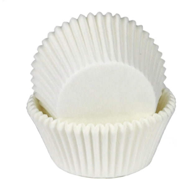 Chef Craft Non-Stick White Parchment Paper Cupcake Liners, Standard Size Baking Cups - 50 Count
