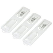 Chef Craft Paper Towel Roll Holder - Durable Plastic Wall Mount Design with Screws 3 Pack