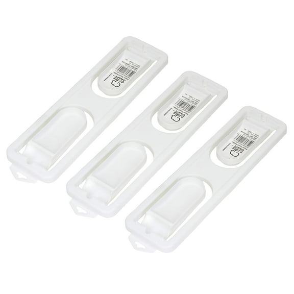 Chef Craft Paper Towel Roll Holder - Durable Plastic Wall Mount Design with Screws 3 Pack