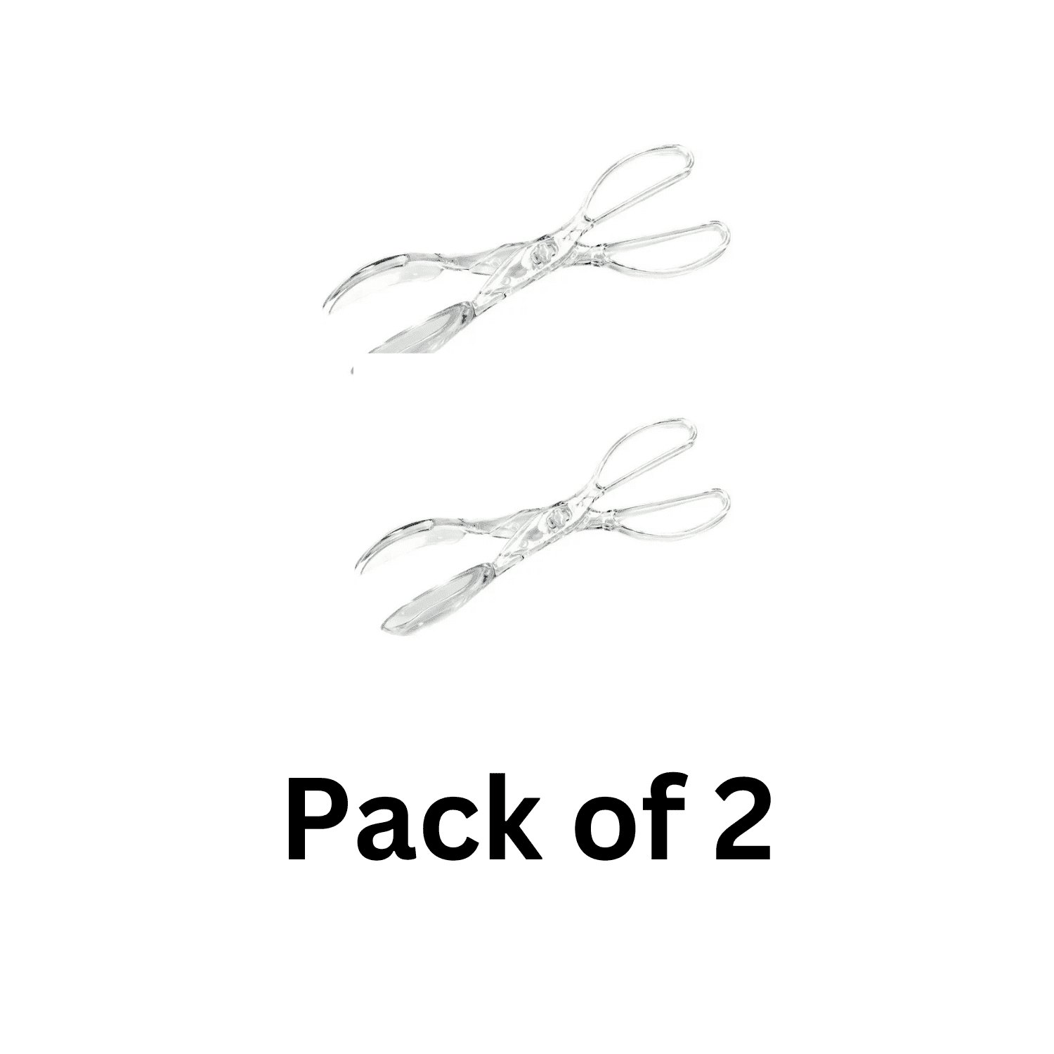 Miayilima Shelling Artifact Crayfish Shelling Artifact,Plastic Food Clip Bread Clip Extended Anti Scalding Steak Clip Transparent