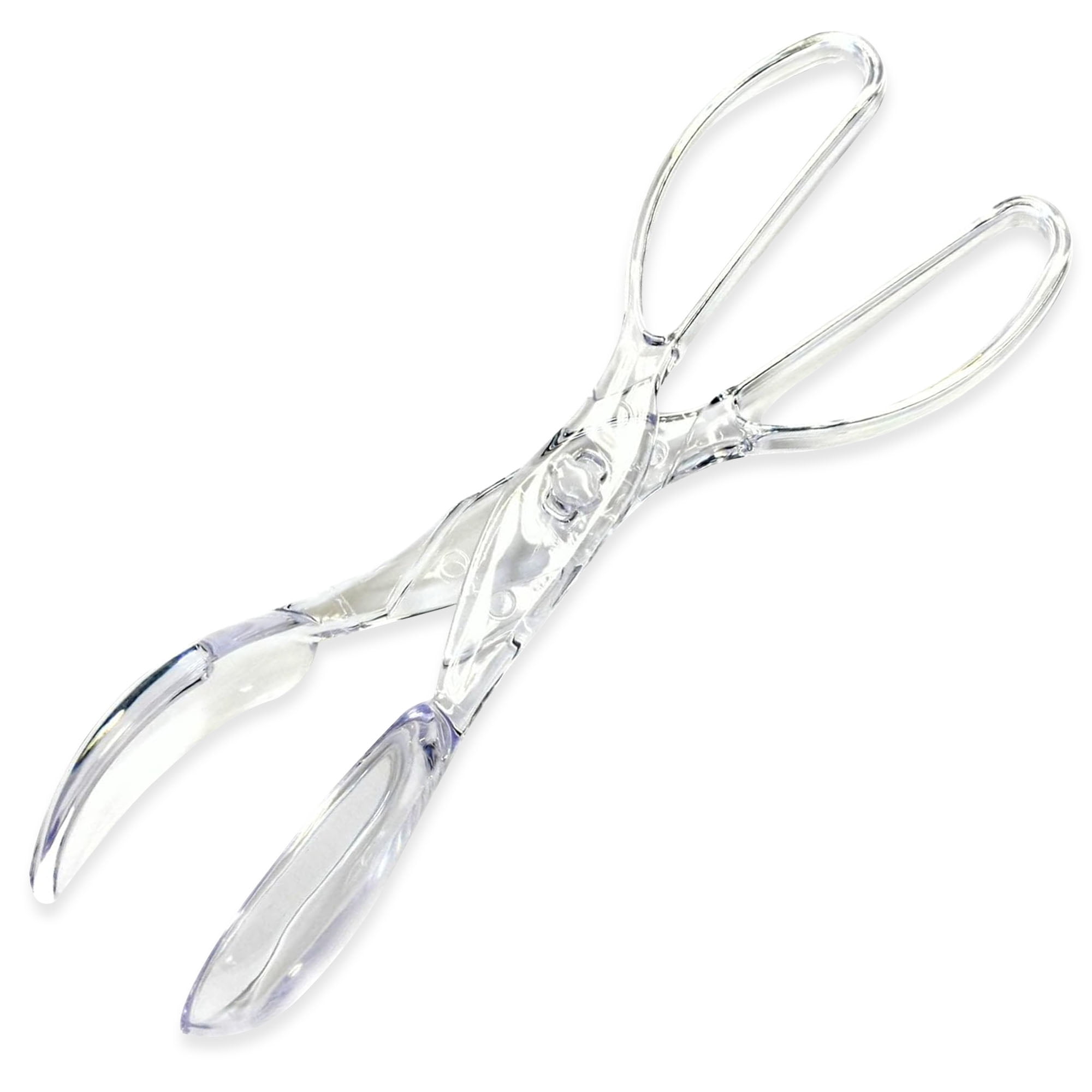 Miayilima Shelling Artifact Crayfish Shelling Artifact,Plastic Food Clip Bread Clip Extended Anti Scalding Steak Clip Transparent