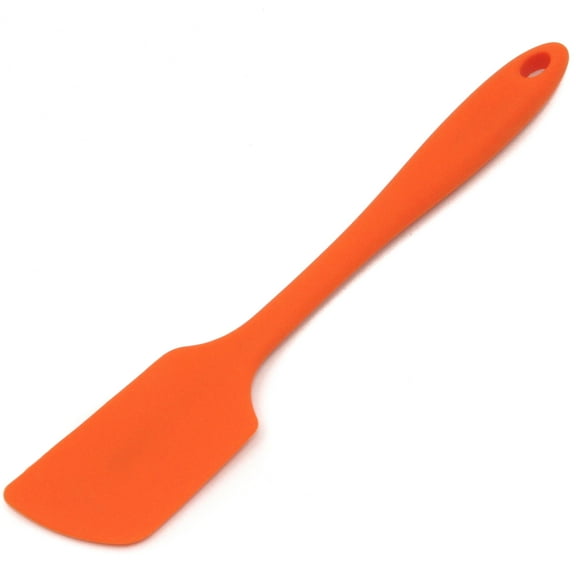 Chef Craft Premium Silicone Angled Spatula, 11 inch, Orange
