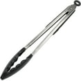 thumbnail image 1 of Chef Craft Premium Silicone Cooking Tongs, 12 inch, Black, 1 of 4