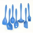 thumbnail image 1 of Chef Craft Premium Silicone Kitchen Tool and Utensil Set, 7 Piece Set, Blue, 1 of 5