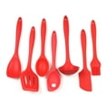 thumbnail image 1 of Chef Craft Premium Silicone Kitchen Tool and Utensil Set, 7 Piece Set, Red, 1 of 5