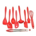 thumbnail image 1 of Chef Craft Premium Silicone Kitchen Tool and Utensil Set, 9 Piece Set, Red, 1 of 4