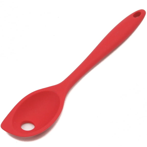Chef Craft Premium Silicone Mixing Spoon, 11 inch, Red