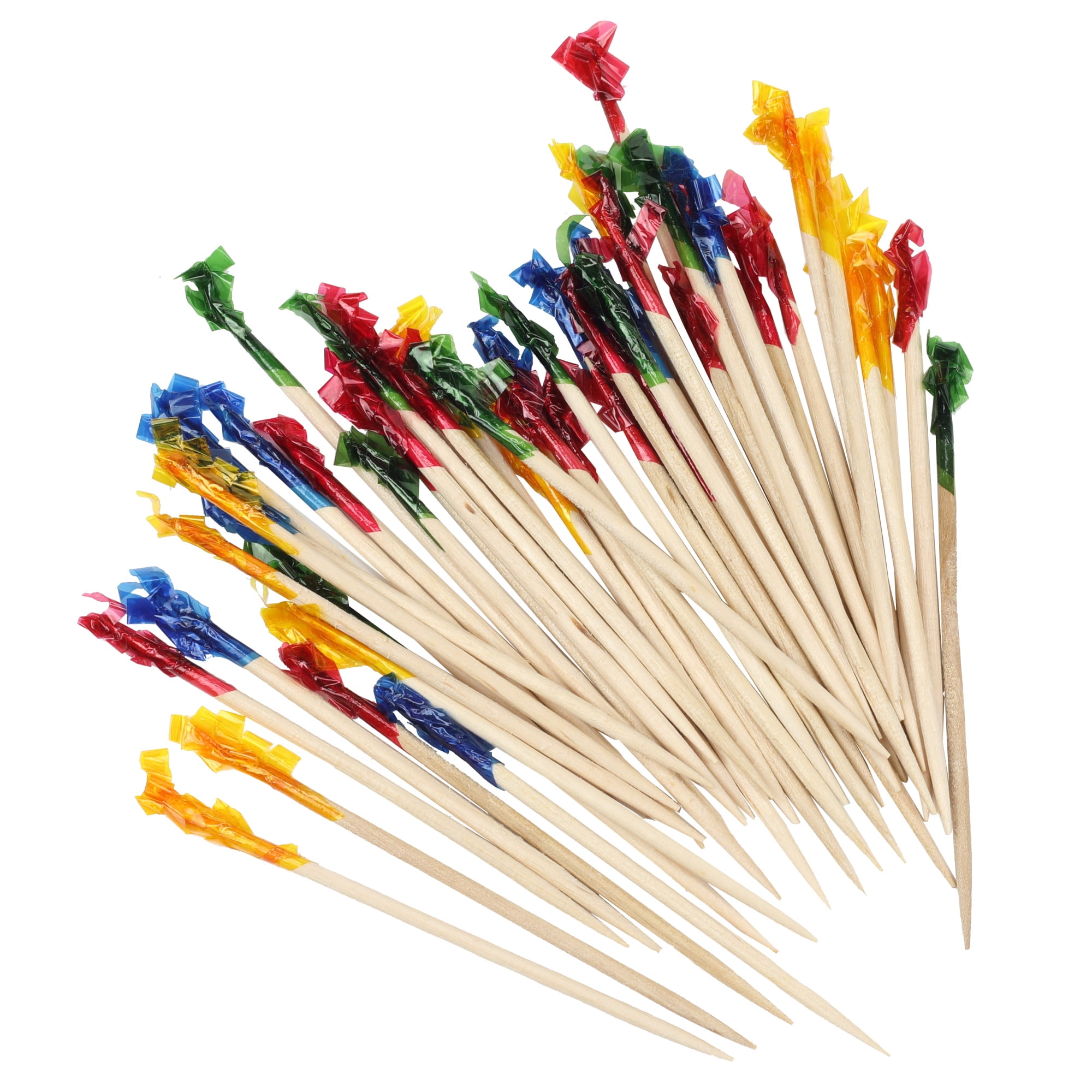 Chef Craft Select Bamboo stuzzicadenti titolari con stuzzicadenti, set da 2 pezzi, colore può variare