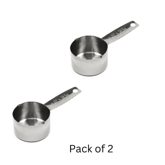 Chef Craft Select Coffee Measurer, 1 ounce/2 tbsp, Stainless Steel Pack of 2