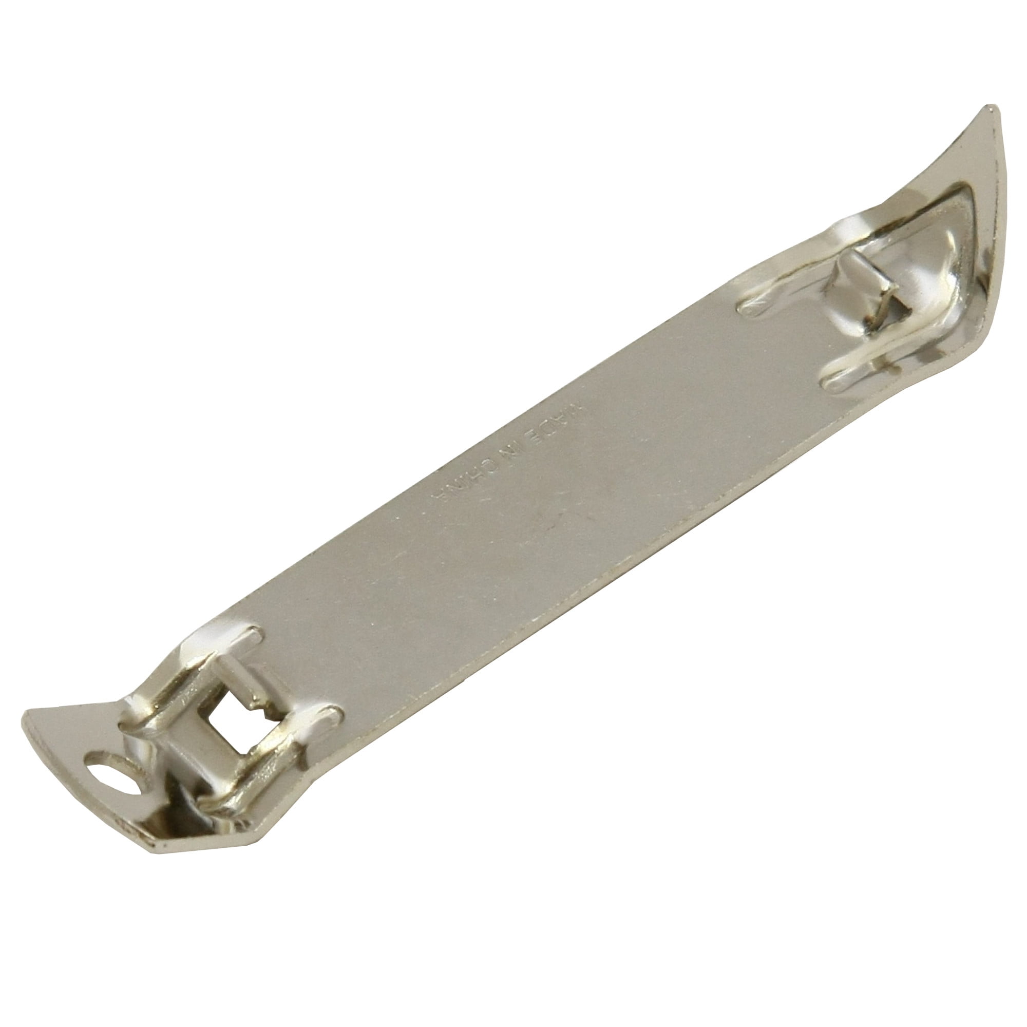 Compact Silver Plated Steel Dual Function Bottle Opener